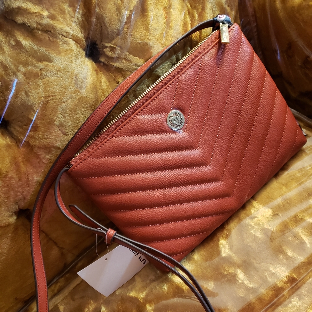 Nwt ann Klein xbody orange color